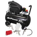 50L Direct Drive Air Compressor with Accessory Kit, 2hp (SAC5020APK) (Factory Refurbished B)