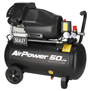 50L V-Twin Direct Drive Air Compressor 3hp