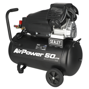50L V-Twin Direct Drive Air Compressor 3hp