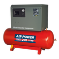 270L Low Noise Belt Drive Air Compressor with Cast Cylinders 7.5hp 3ph 2-Stage