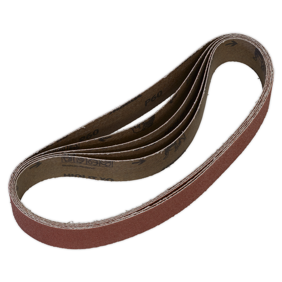 30 x 540mm Sanding Belt 60Grit - Pack of 5