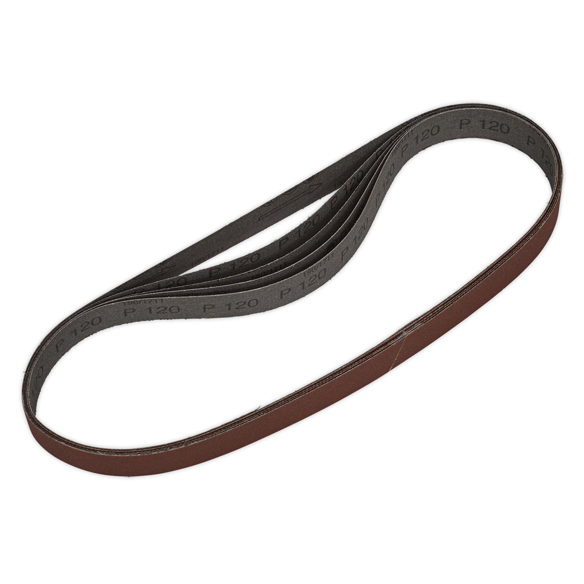 25 x 762mm Sanding Belt 120Grit - Pack of 5