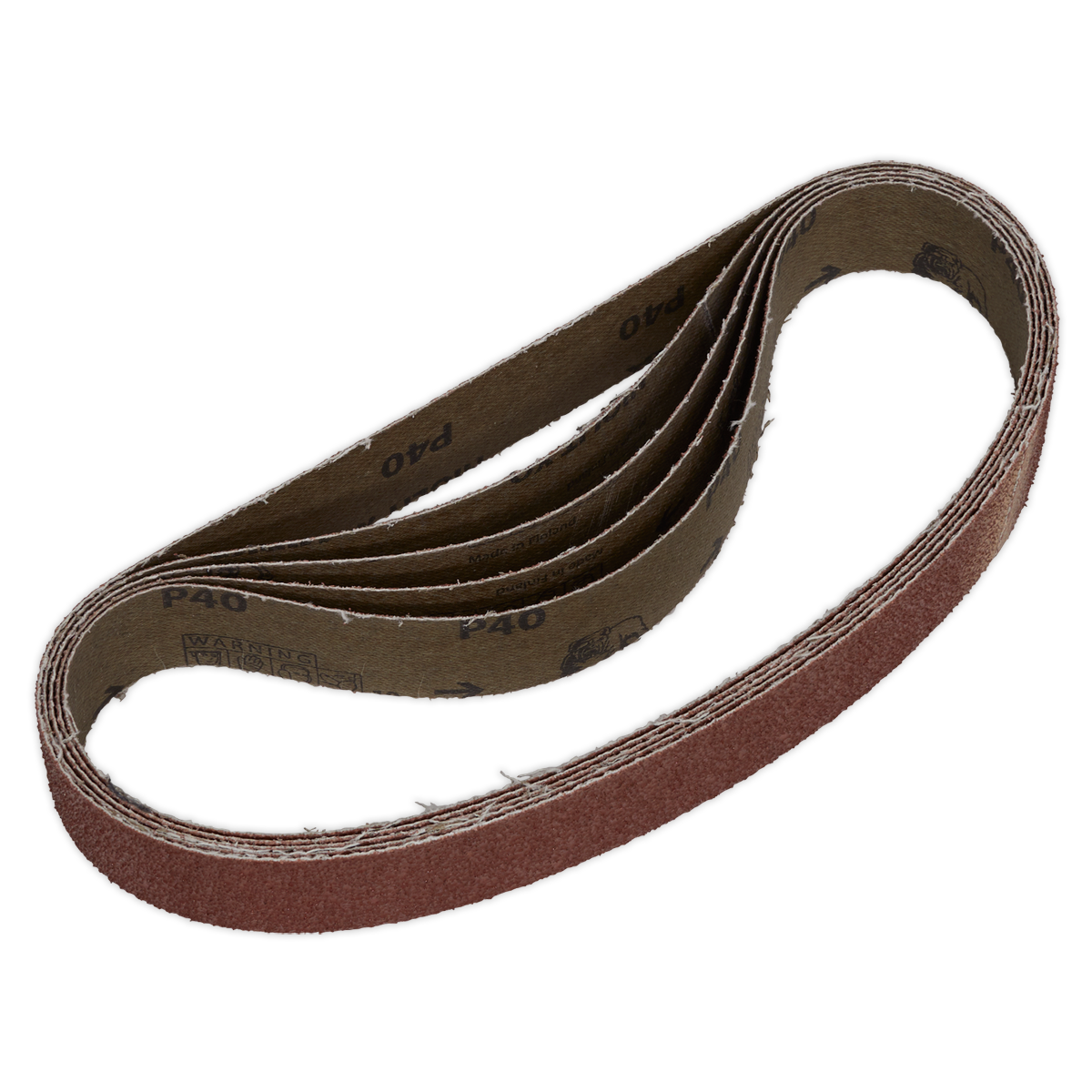 30 x 540mm Sanding Belt 40Grit - Pack of 5