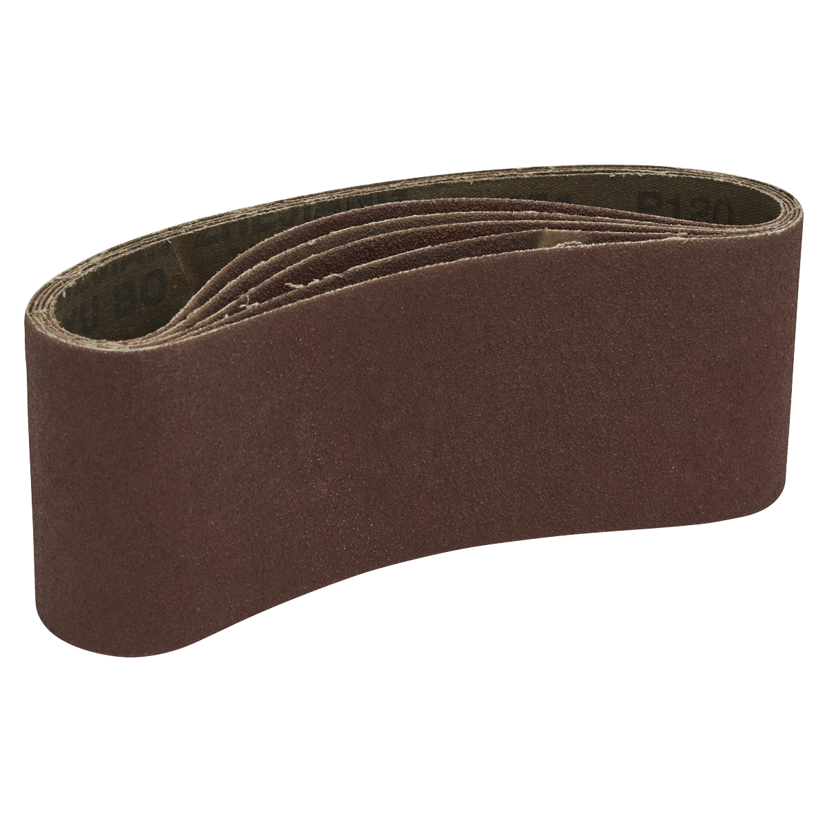 76 x 457mm Sanding Belt 120Grit - Pack of 5