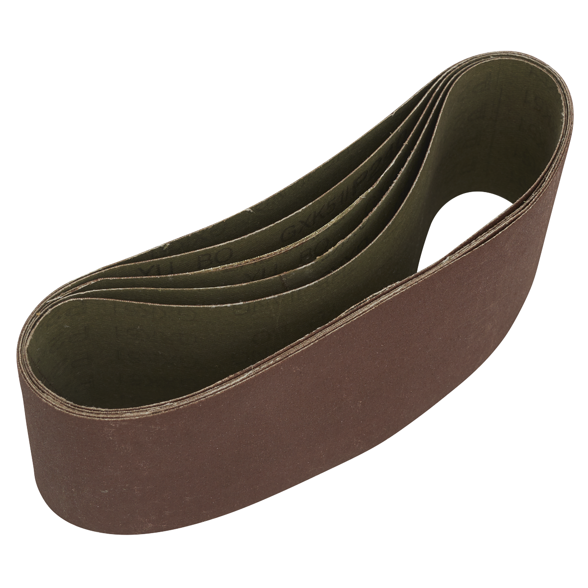 76 x 457mm Sanding Belt 240Grit - Pack of 5