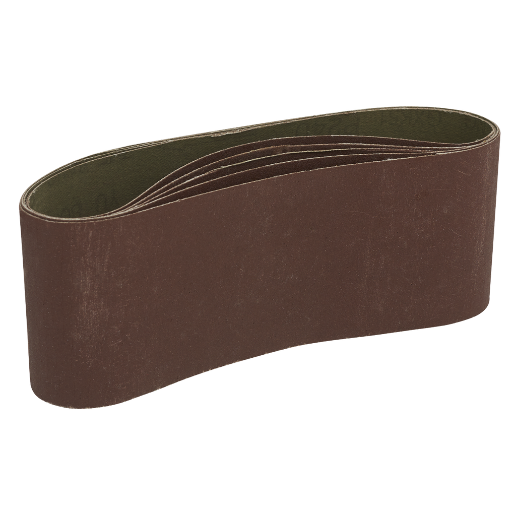 76 x 457mm Sanding Belt 240Grit - Pack of 5