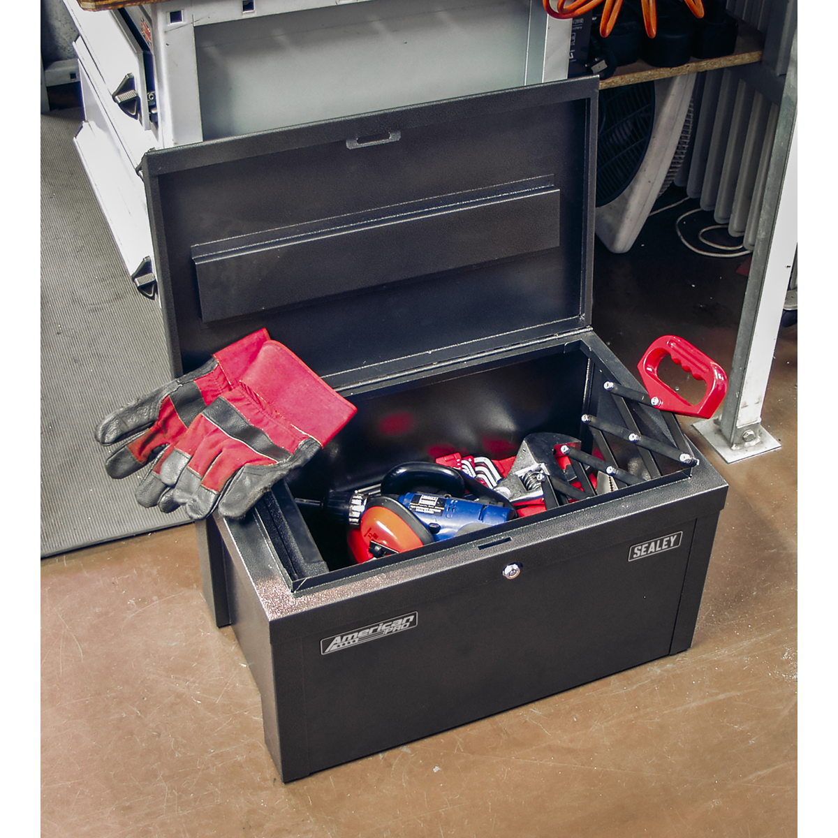 American PRO® Steel Storage Chest, 565 x 350 x 320mm (SB565)