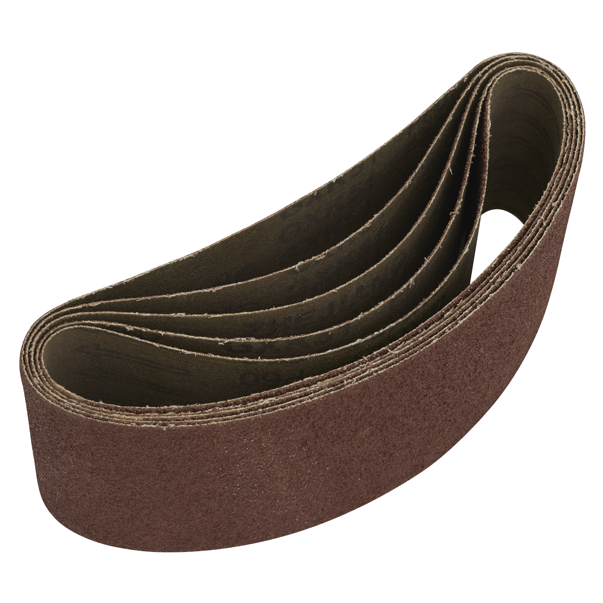 76 x 457mm Sanding Belt 60Grit - Pack of 5