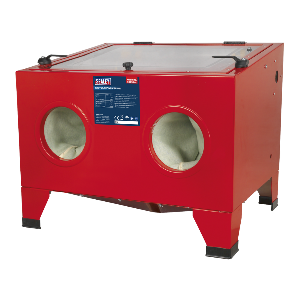 Shot Blasting Cabinet with Gun 640 x 490 x 490mm