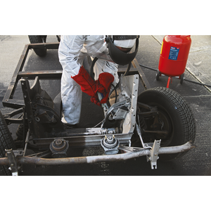 Shot Blaster with Water Trap & Wheels 37L