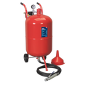 Shot Blaster with Water Trap & Wheels 75L