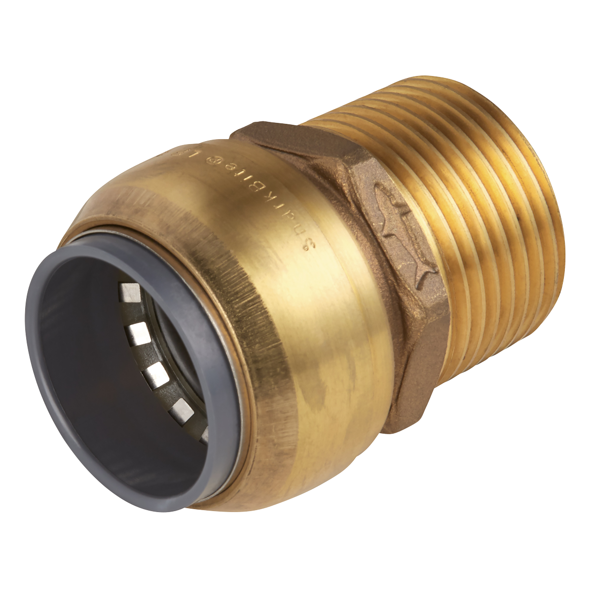 SharkBite® Brass Straight Adaptor 15mm x 1/2"BSPT