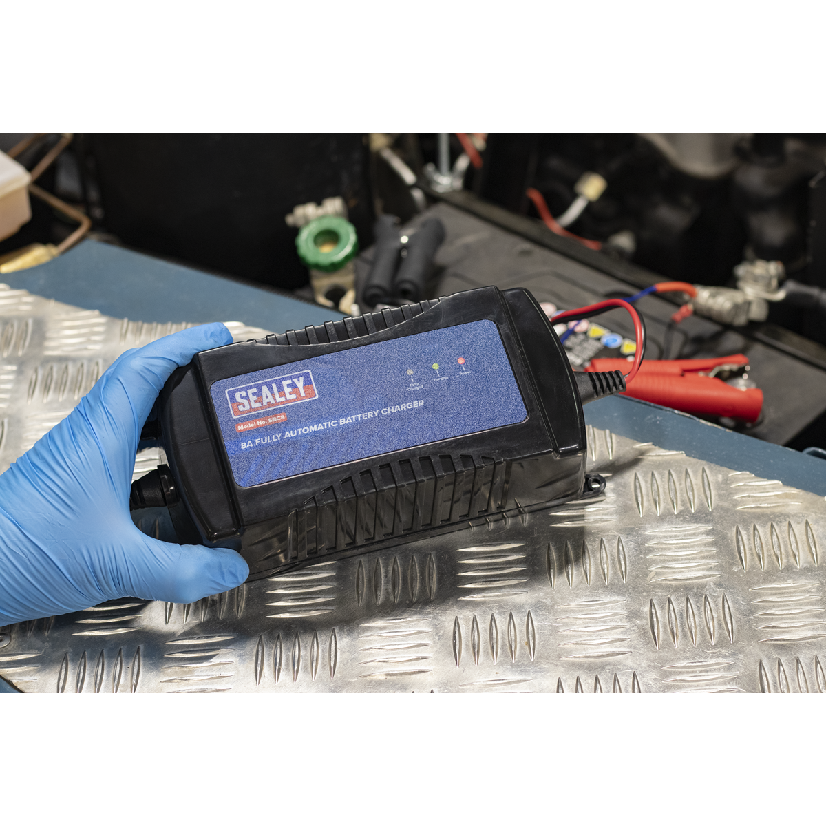 12V Fully Automatic Battery Charger/Maintainer, 8A (SBC8)