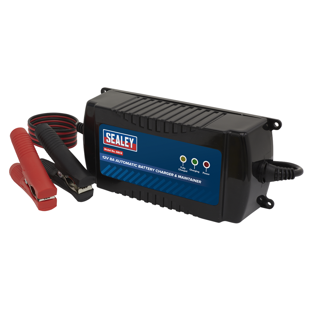 12V Fully Automatic Battery Charger/Maintainer, 8A (SBC8)