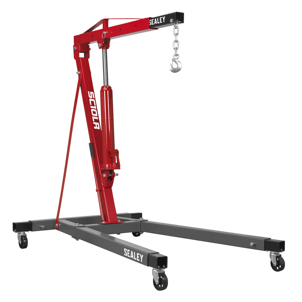 Long Reach Engine Crane with Extendable Legs, 1 Tonne (SC10LR)