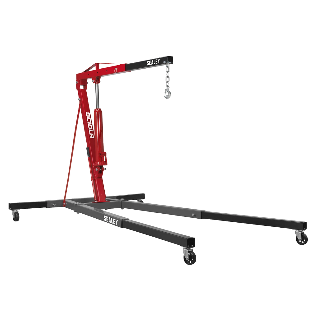 Long Reach Engine Crane with Extendable Legs, 1 Tonne (SC10LR)