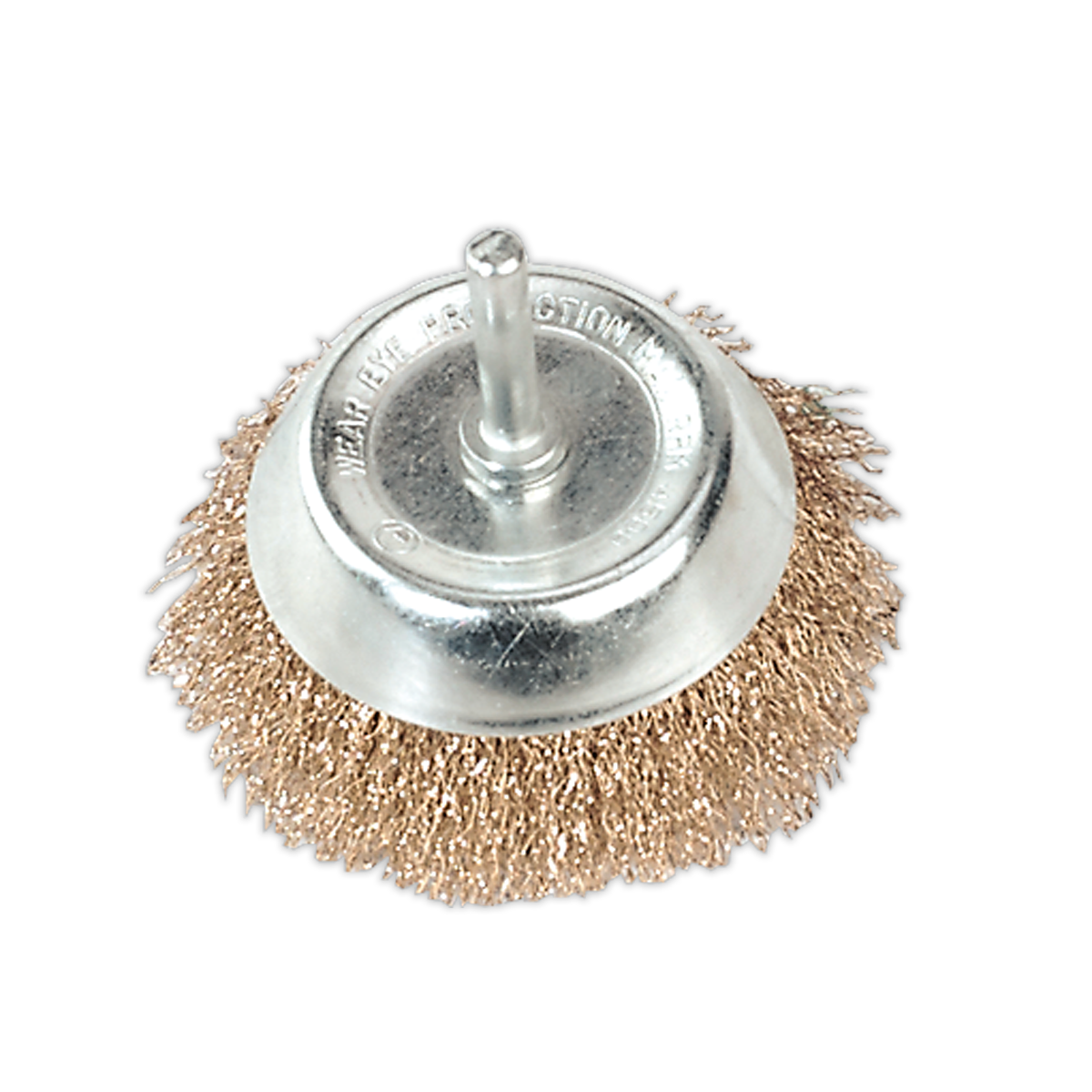75mm Crimped Wire Cup Brush with 6mm Shaft