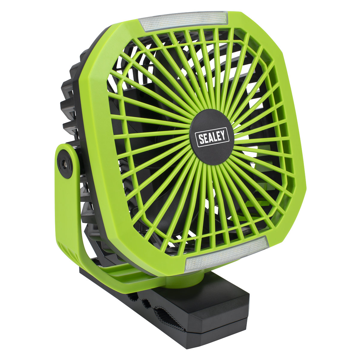 Portable Clip Fan with Worklight 8", 4-Speed (SCF8WL)