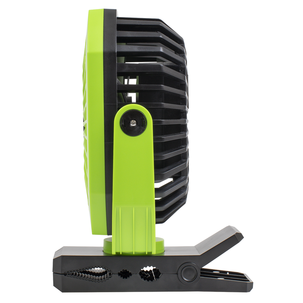 Portable Clip Fan with Worklight 8", 4-Speed (SCF8WL)