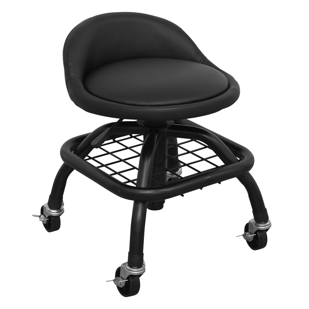 Premier Industrial Pneumatic Creeper Stool with Adjustable H