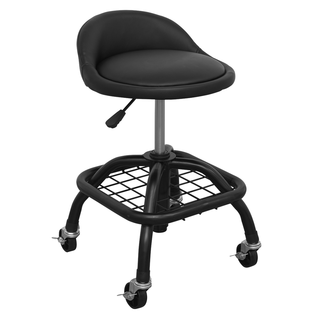 Premier Industrial Pneumatic Creeper Stool with Adjustable H
