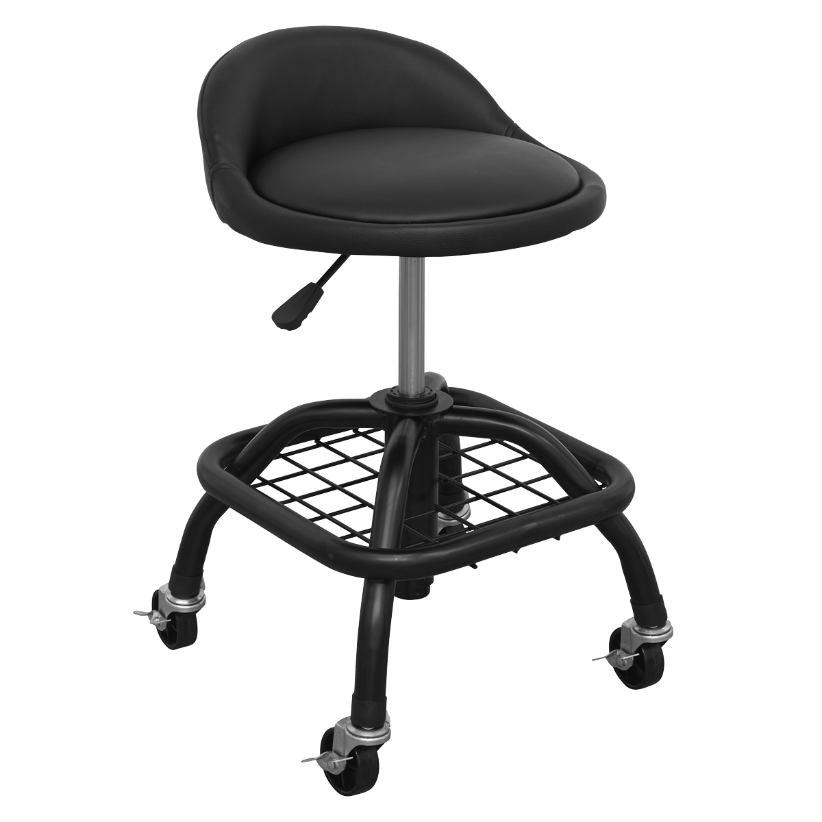 Premier Industrial Pneumatic Creeper Stool with Adjustable H