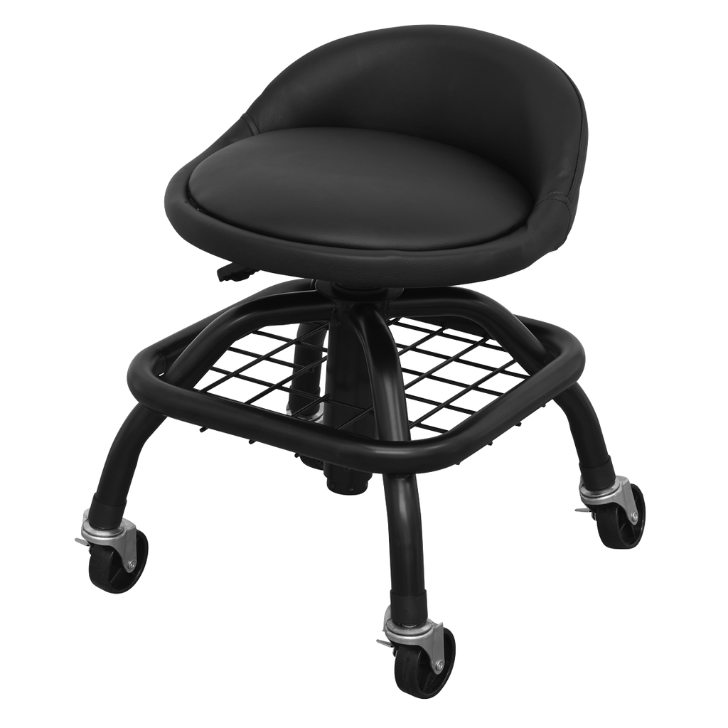 Premier Industrial Pneumatic Creeper Stool with Adjustable H