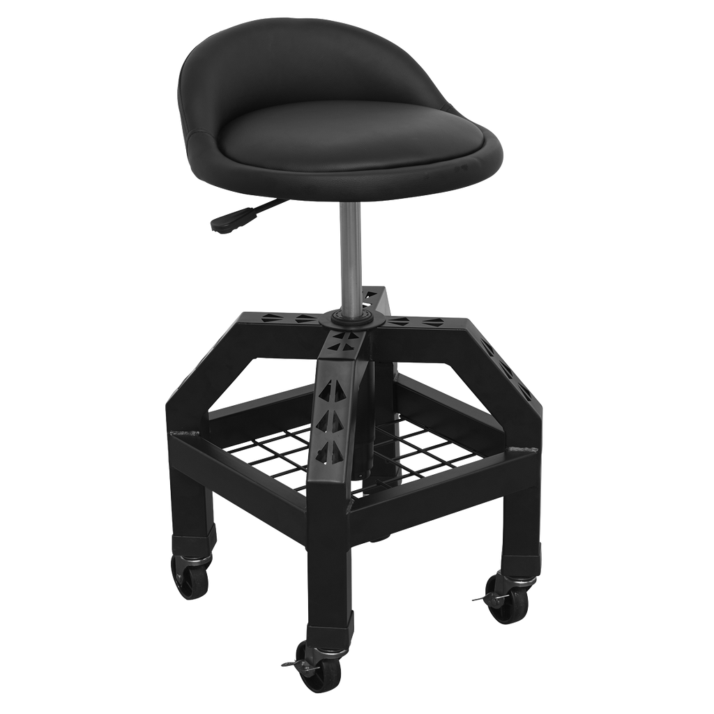Premier Industrial Pneumatic Creeper Stool with Adjustable H