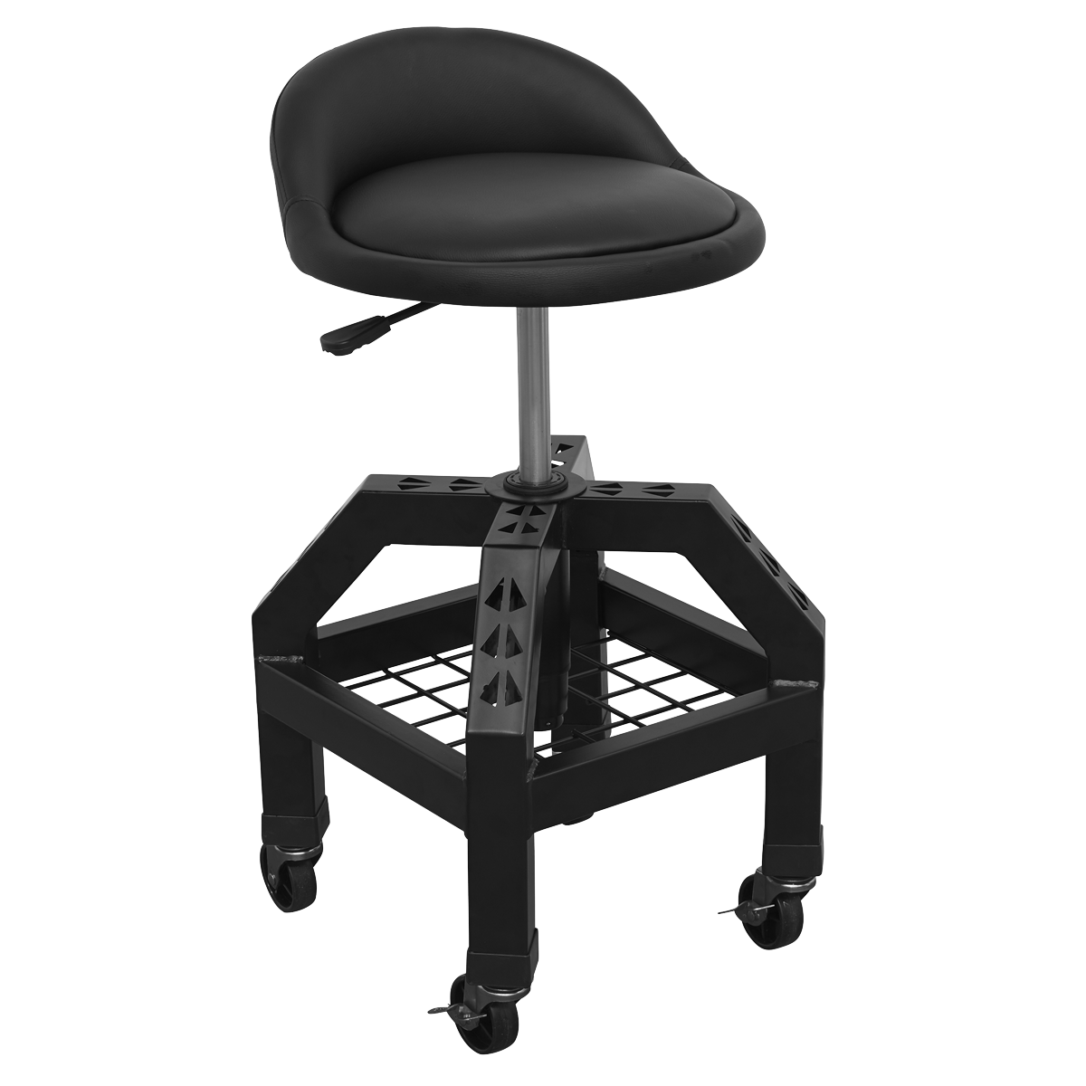 Premier Industrial Pneumatic Creeper Stool with Adjustable H