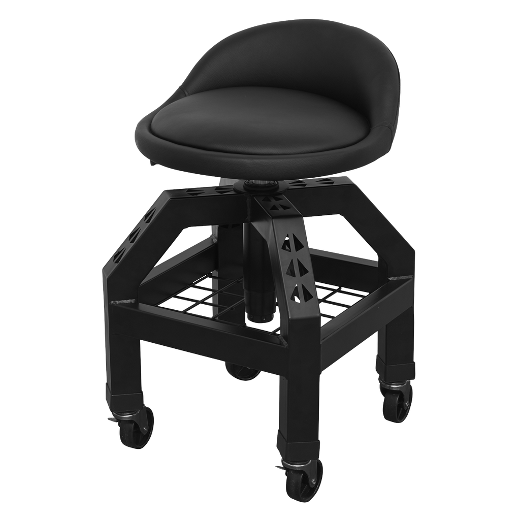 Premier Industrial Pneumatic Creeper Stool with Adjustable H