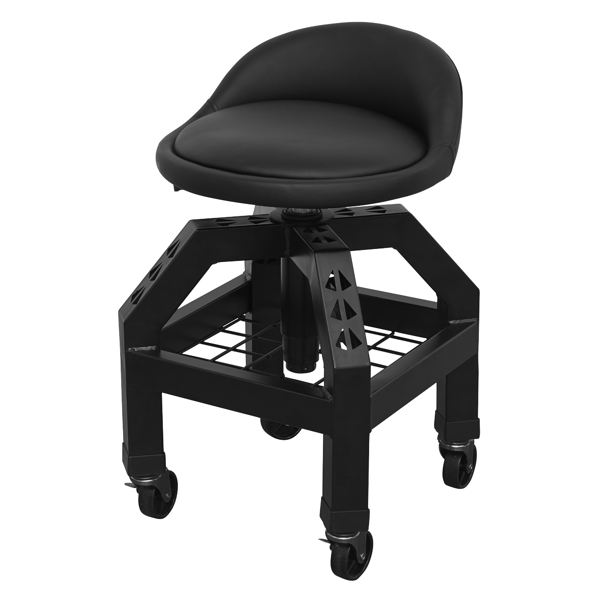 Premier Industrial Pneumatic Creeper Stool with Adjustable H