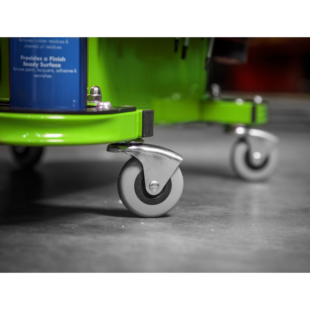 Mechanic's Utility Seat & Toolbox - Green