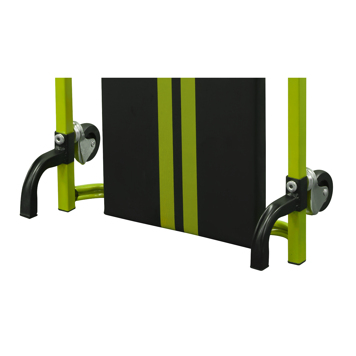 36" Deluxe American-Style Creeper with Steel Frame & 6 Wheels - Green