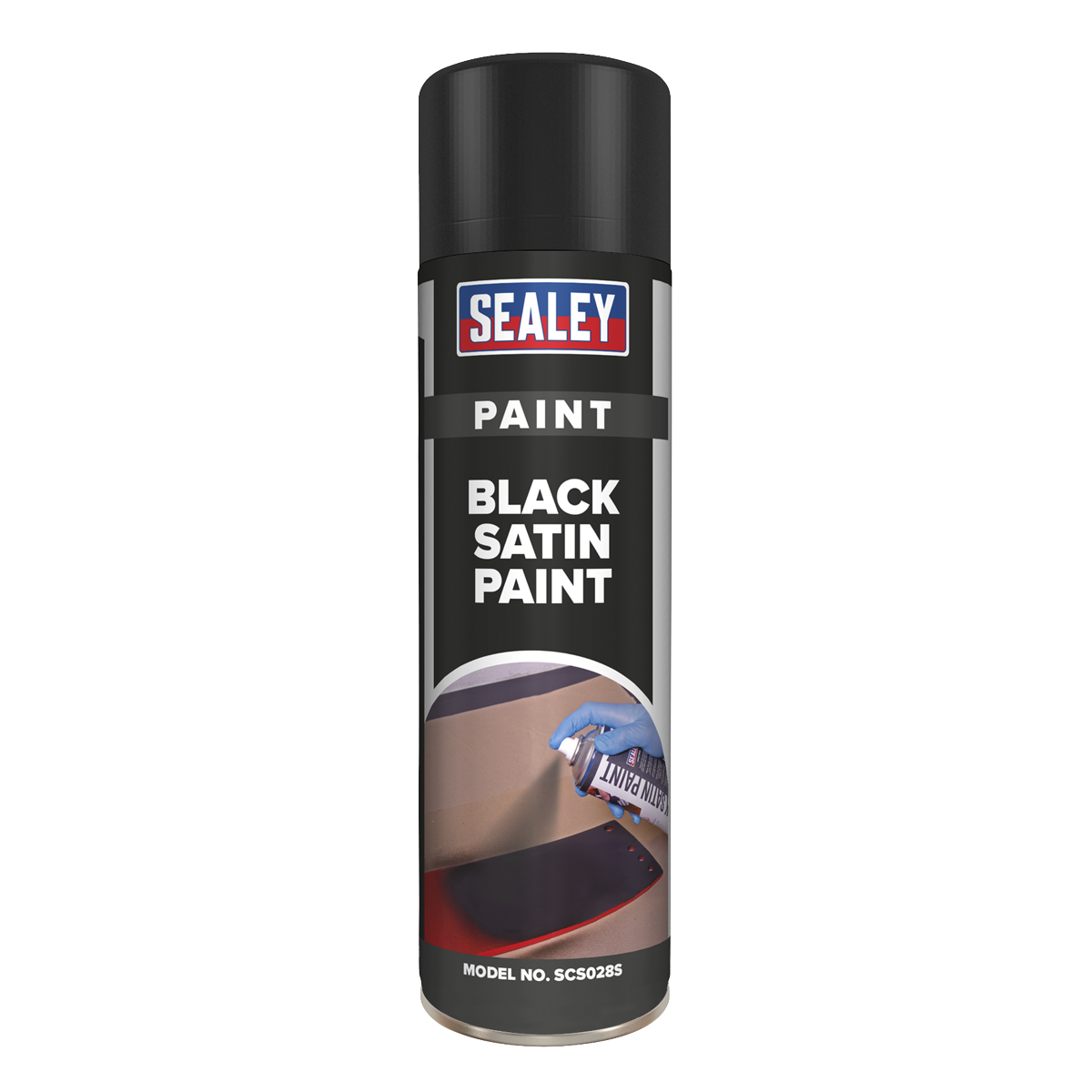 Satin Paint 500ml - Black