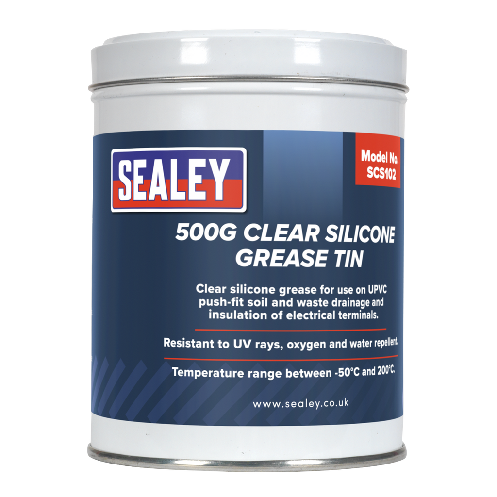 Clear Silicone Grease Tin 500g