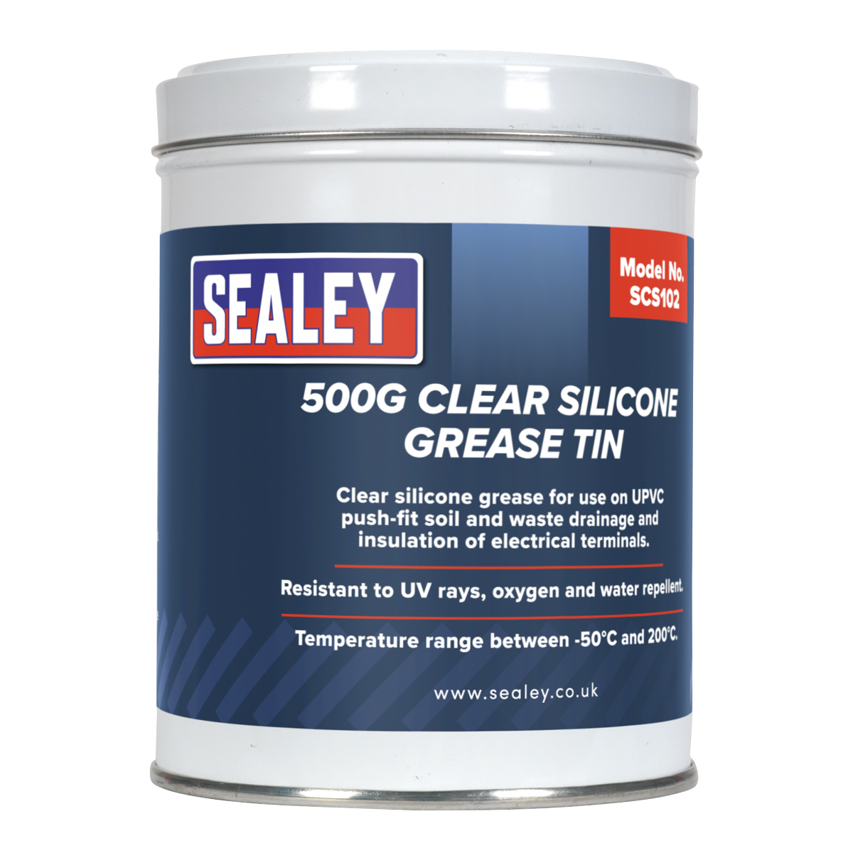 Clear Silicone Grease Tin 500g