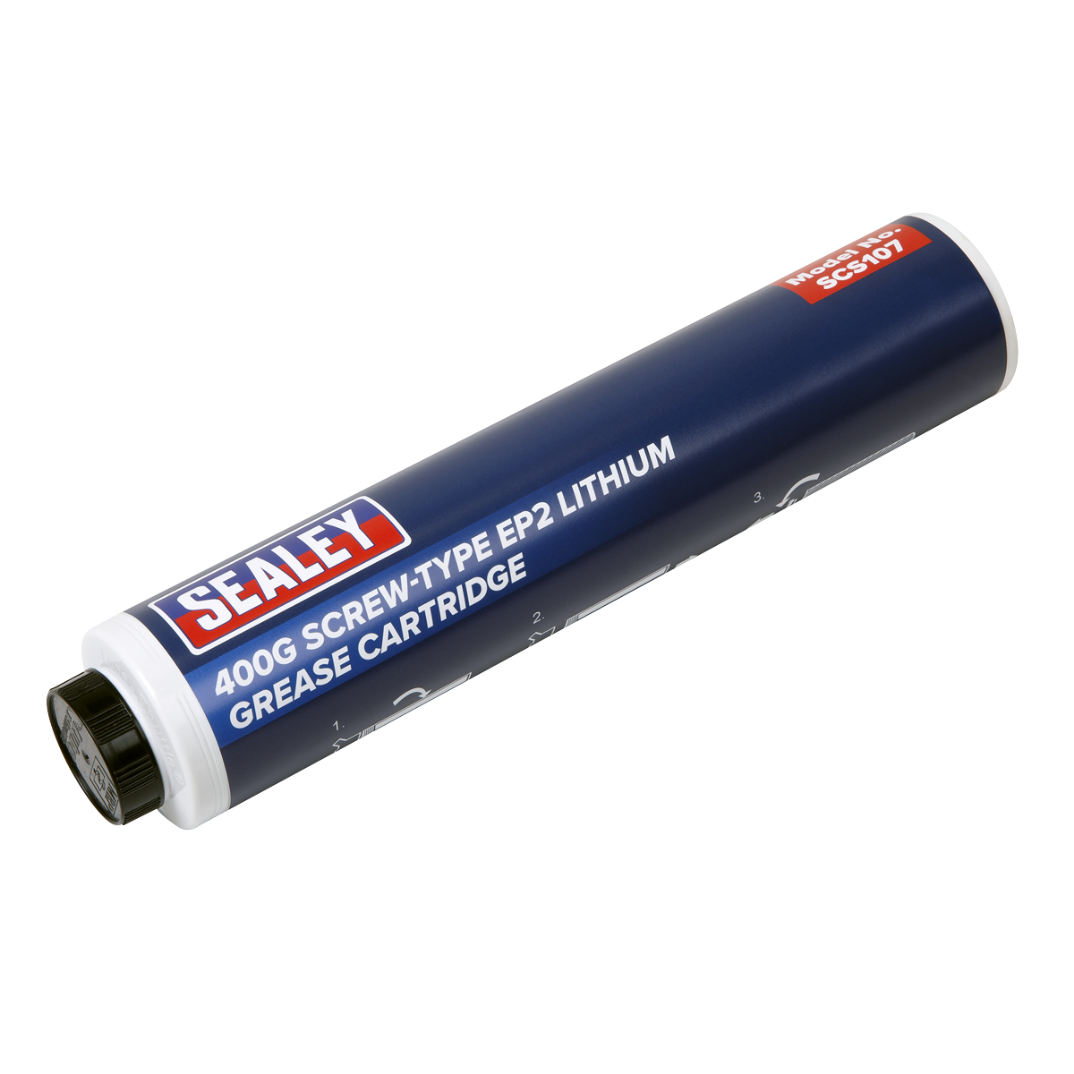 EP2 Lithium Grease Cartridge Screw-Type 400g