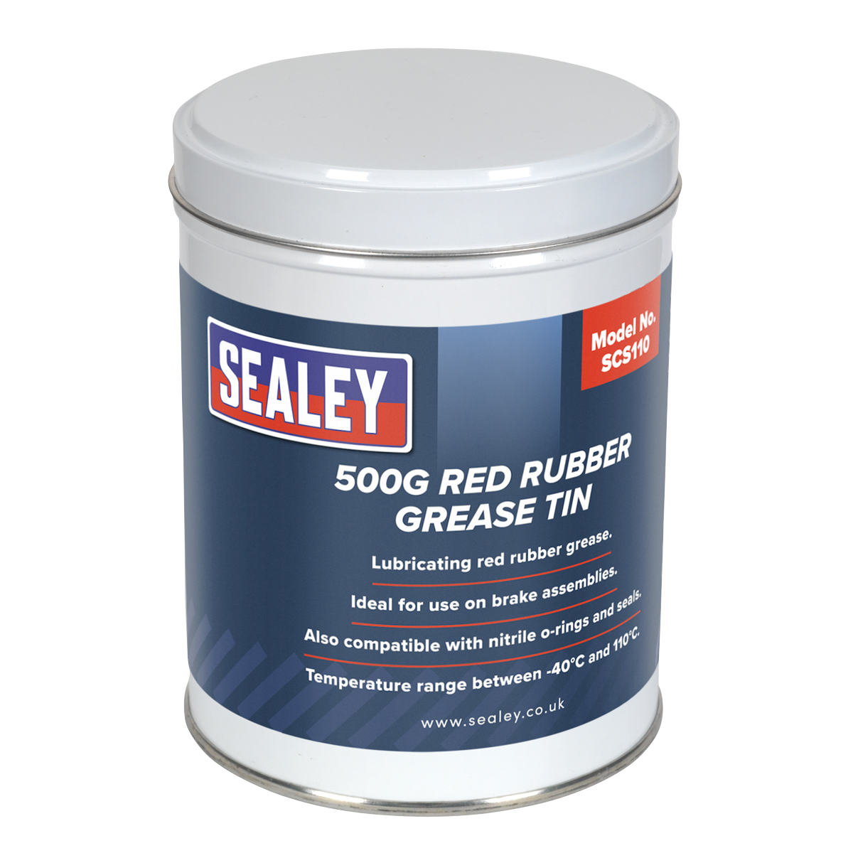 Red Rubber Grease Tin 500g