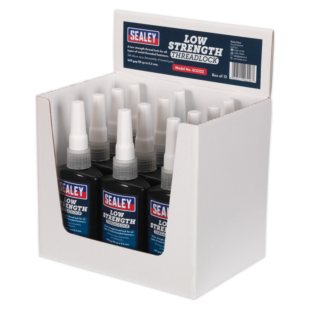 Low Strength Thread Lock 50ml - Pack of 12