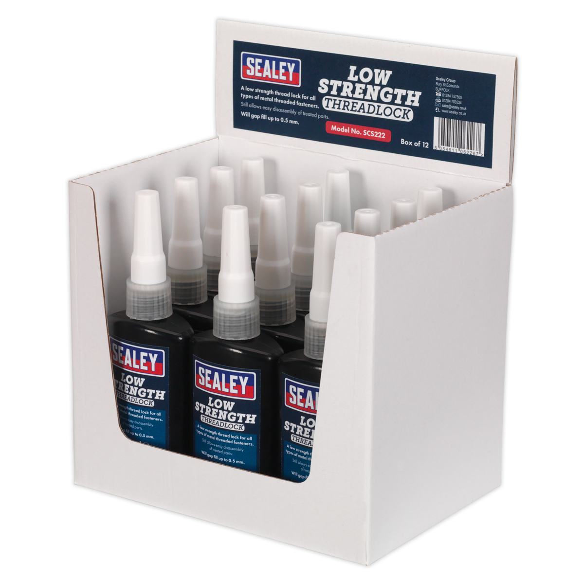 Low Strength Thread Lock 50ml - Pack of 12