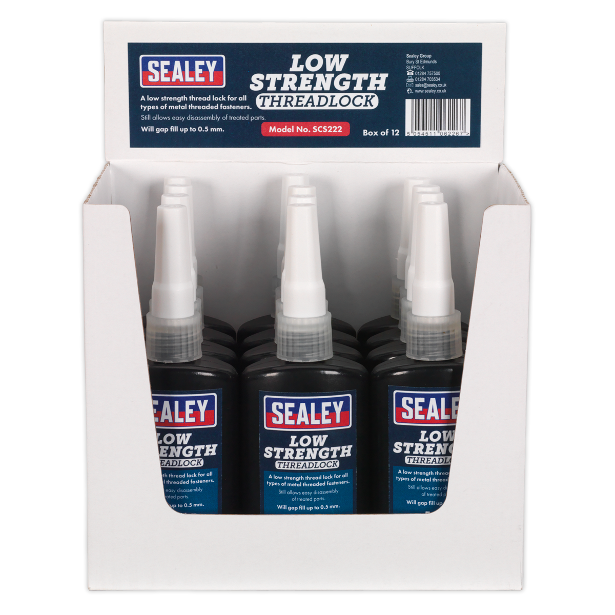 Low Strength Thread Lock 50ml - Pack of 12