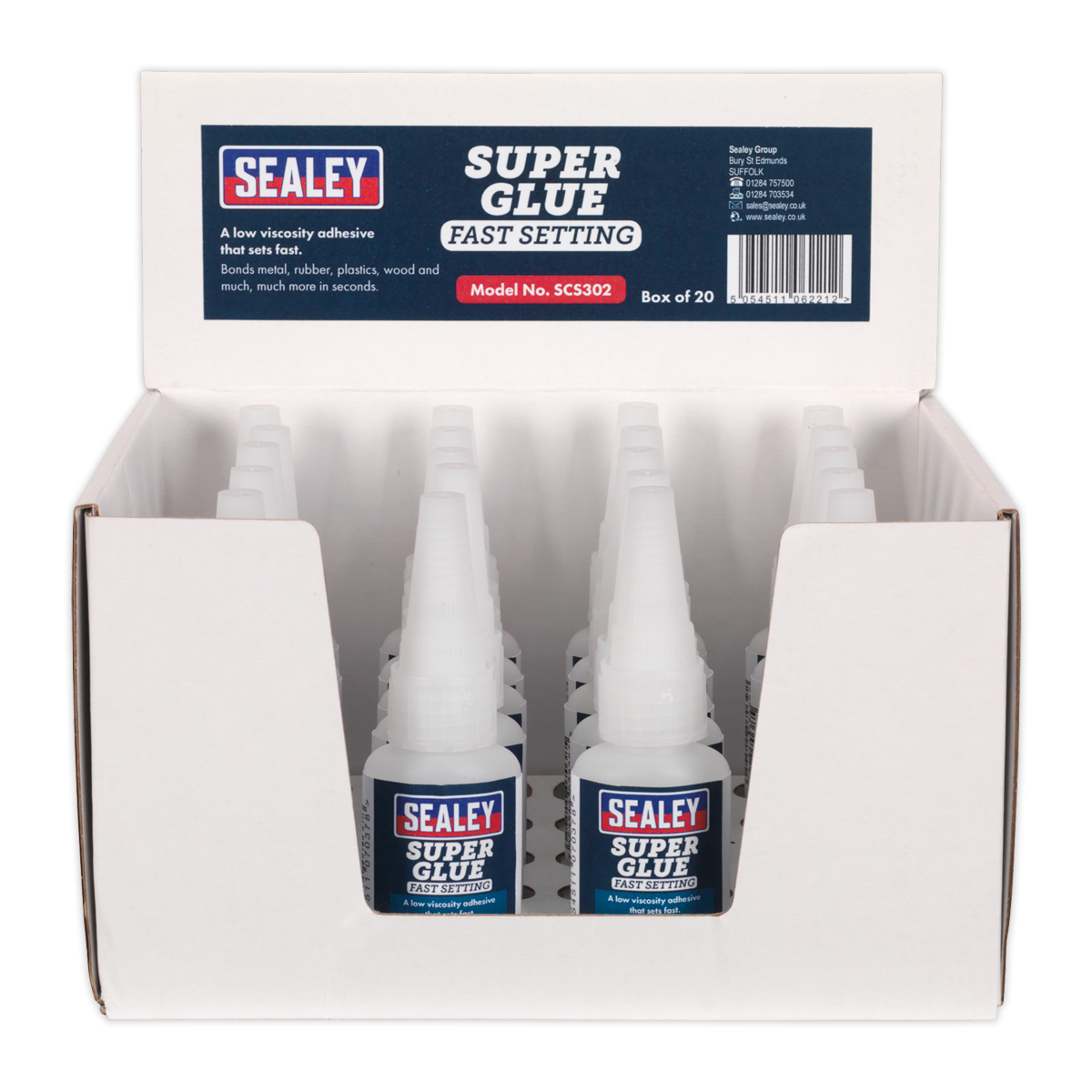 Fast Setting Super Glue 20g - Pack of 20