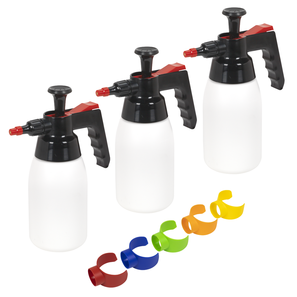 Premium Pressure Solvent Sprayers & Colour-Coded Caps Combo