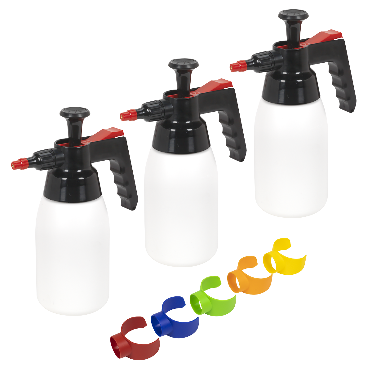 Premium Pressure Solvent Sprayers & Colour-Coded Caps Combo