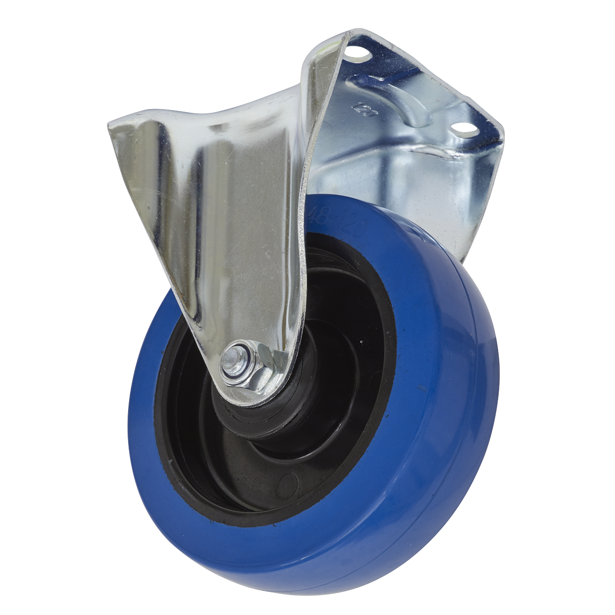160mm Castor Wheel with Fixed Plate