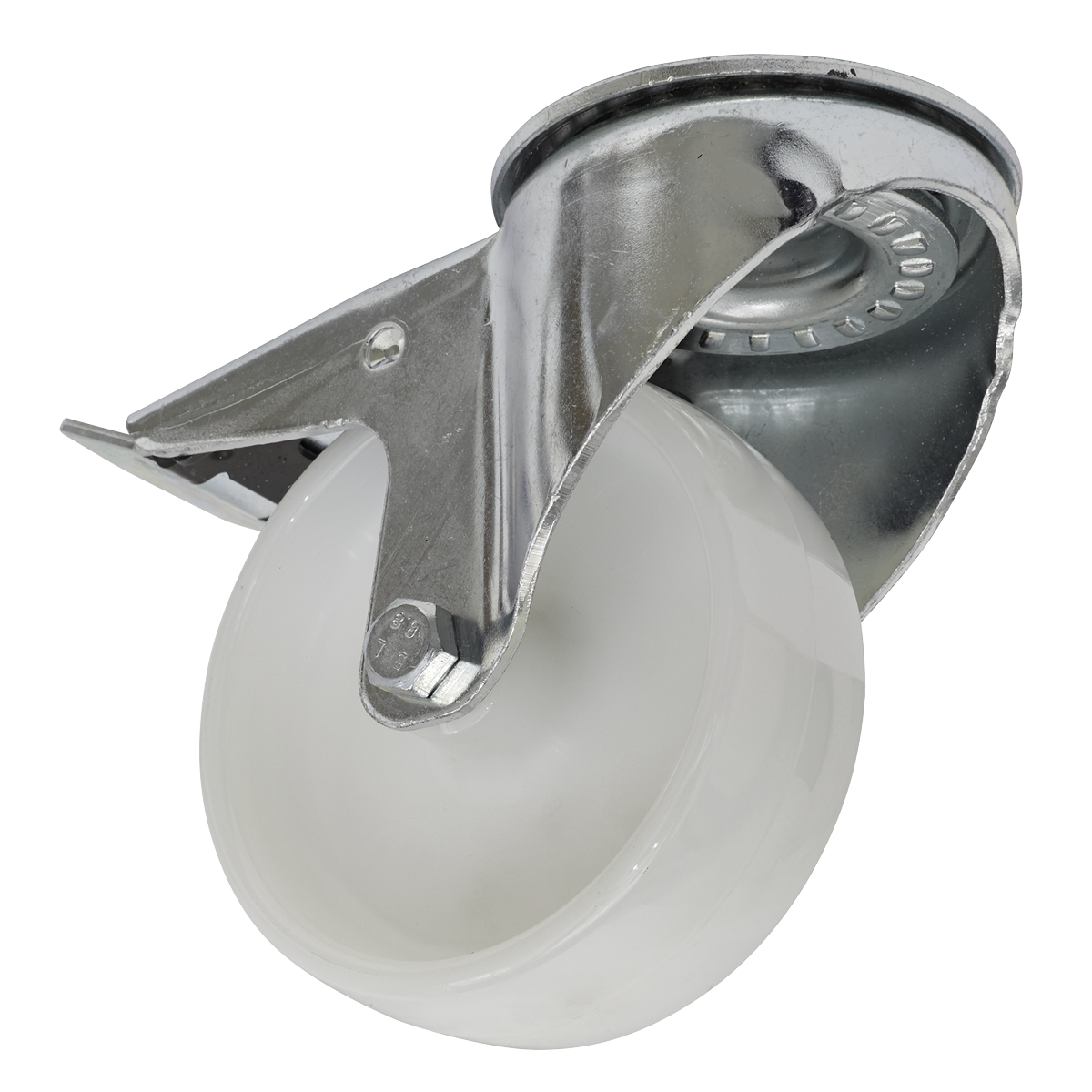 100mm Castor Wheel with Swivel Bolt Hole & Total Lock