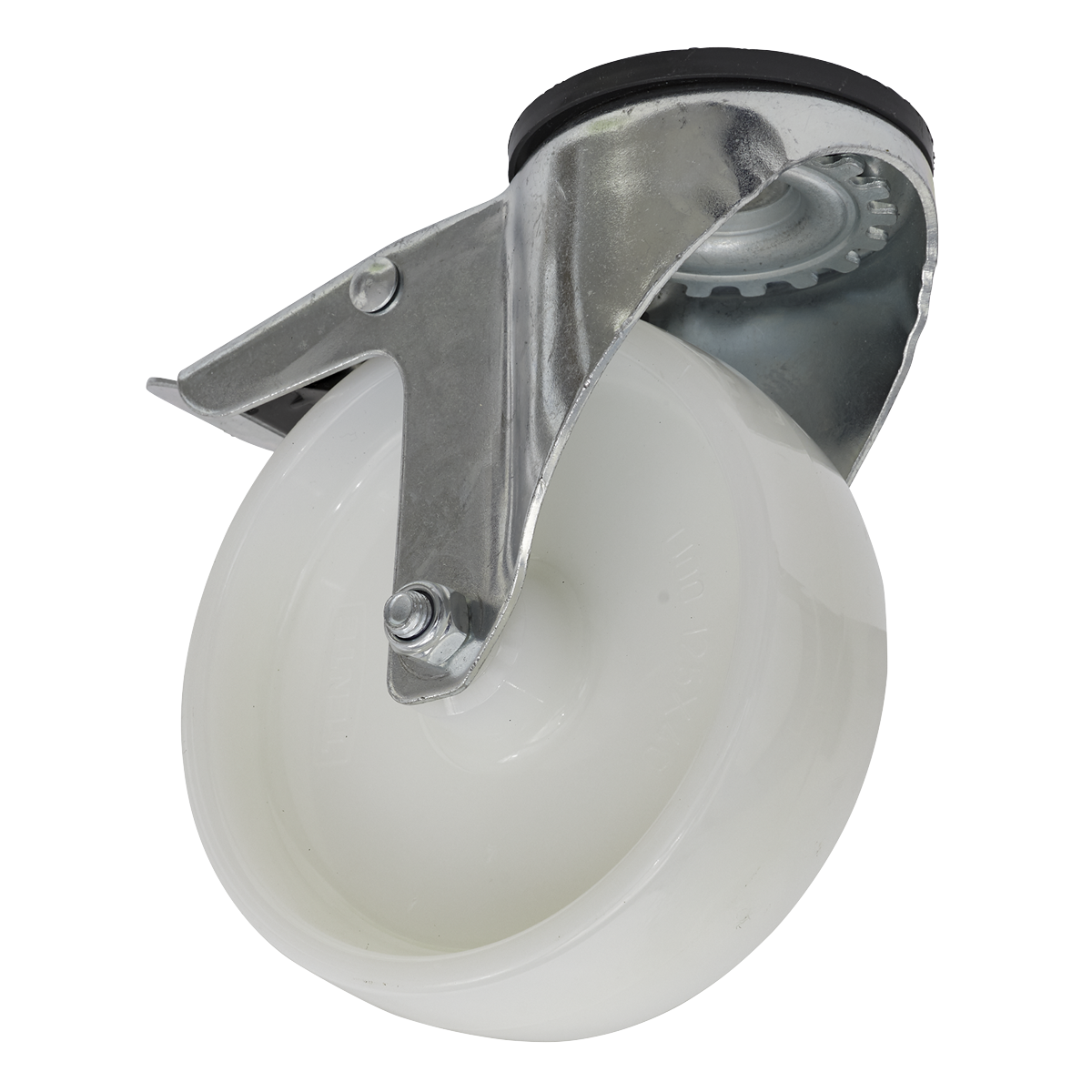 125mm Castor Wheel with Swivel Bolt Hole & Total Lock