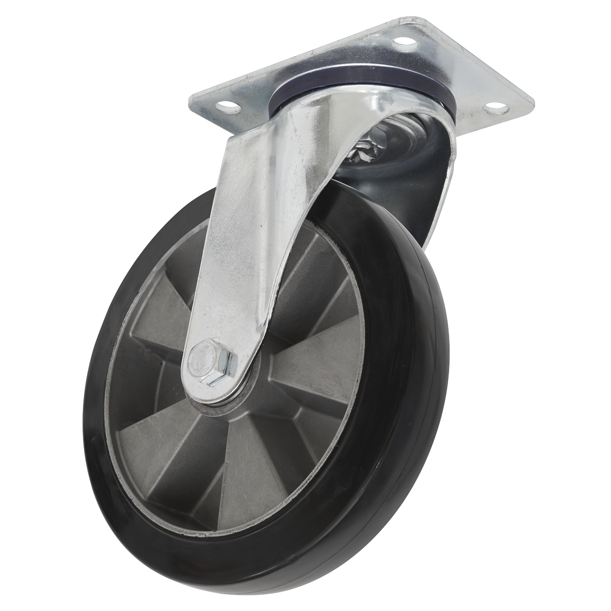 152mm Castor Wheel with Swivel Plate
