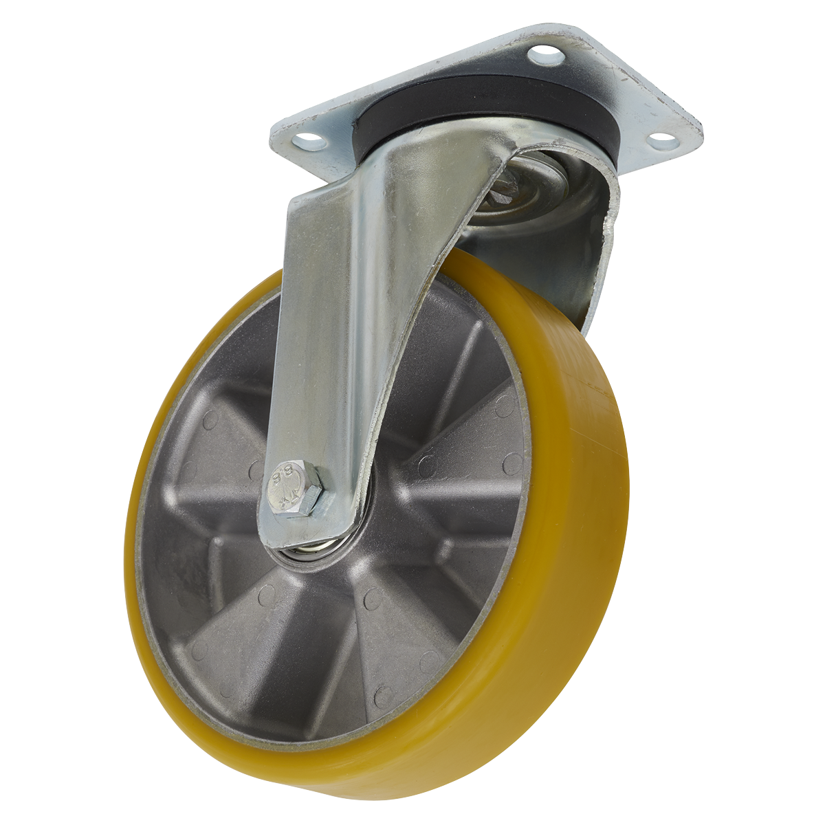 200mm Castor Wheel with Swivel Plate