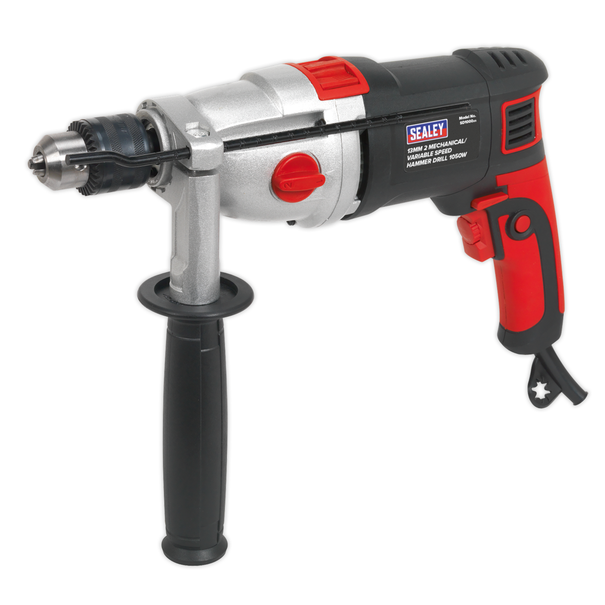 13mm 2 Mechanical Plus Variable Speed Hammer Drill 1050W/230V